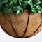 18in. UV Resistant Artificial Gardenia Hanging Basket (Indoor/Outdoor)